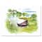Designart - Rural Green Landscape With Boat - Lake House Canvas Wall Art Print